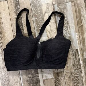 Victoria's Secret Black Front-Zip Bra